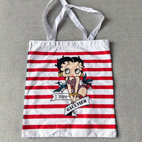 Betty Boop and Popeye tote bag by Paul Gaulthier - Picture 3 of 9
